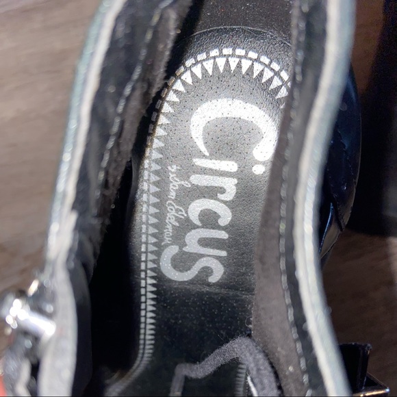 Circus By Sam Edelman Women's Faux Leather Booties Size 6.5 Lace Up Side Zip (L) - Picture 7 of 9